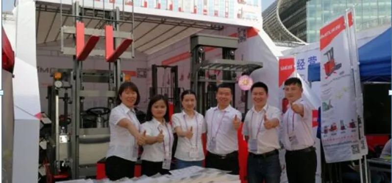 MiMA Forklift During Canton Fair