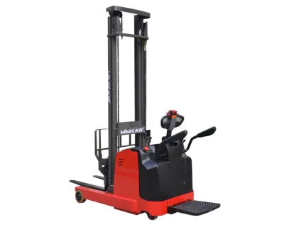 Forklift Reach Trucks 1.5~2 Ton Stand On Electric Reach Stacker Truck MFA15/20 3 electric_reach_truck